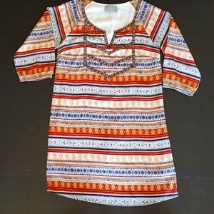 SKIES Are Blue BoHo printed Dress